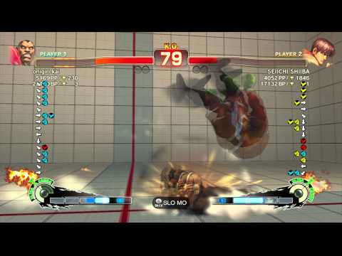 SSFIVAE~ Balrog (onigirl kai) vs.  Guy (SEIICHI SHIIBA) HD