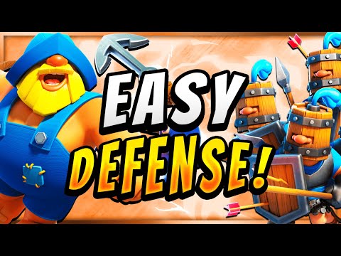 UNBREAKABLE DEFENSE! EASY WINS w/ NEW ROYAL RECRUITS DECK! — Clash Royale