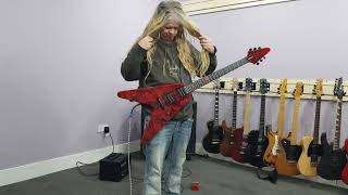 Video thumbnail for Epiphone jeff waters Annhilation II flying v by Guitar Safari