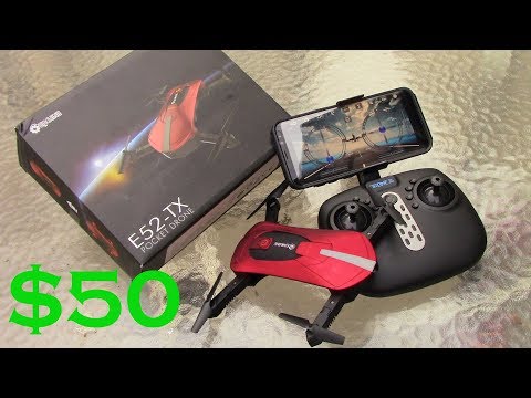 Eachine E52-TX Pocket Drone Unboxing and Review.