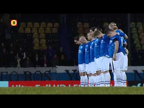 FC Den Bosch herdenkt Theo Bos voor wedstrijd tegen FC Volendam