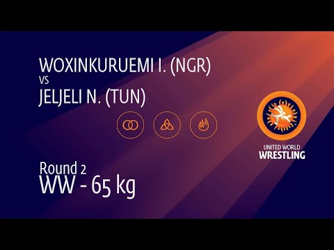 Round 2 WW - 65 kg: I. WOXINKURUEMI (NGR) v. N. JELJELI (TUN)