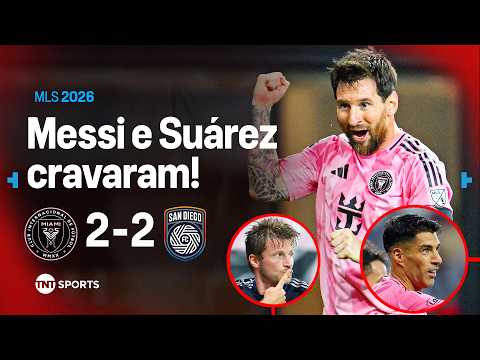 MESSI MARCA DE FALTA E SUÁREZ CRAVA, MAS “CARRASCO” MARCA DUAS VEZES! INTER MIAMI 2X2 SAN DIEGO