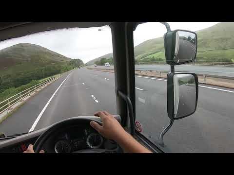 HGV CLASS 2 DELIVERY DRIVER GOES TO SCOTLAND [POV]