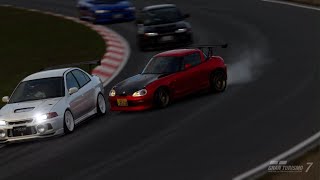 【GT7】エンジンスワップカプチーノで対ソフィードリフトレース2