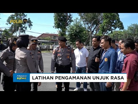 POLRES LOMBOK TENGAH GELAR LATIHAN PENGAMANAN UNJUK RASA
