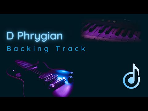 D Phrygian guitar backing track | Hard Rain