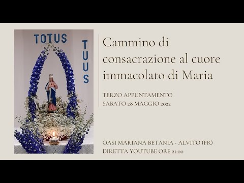 Cammino di consacrazione al Cuore Immacolato di Maria - 28 maggio 2022 - III appuntamento