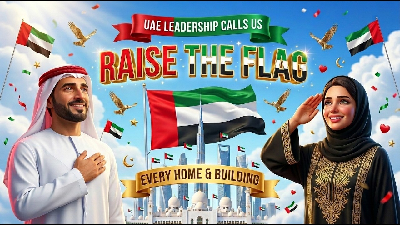 RAISE THE FLAG! UAE Leadership Call to Action: April 9, 2026 #Dubai #Unity #UAE