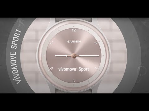 Garmin Vivomove Sport 40mm Cocoa and Peach Gold
