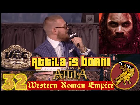 This is Total War: Attila: Legendary: Western Roman Empire #33 Attila is born #totalwar