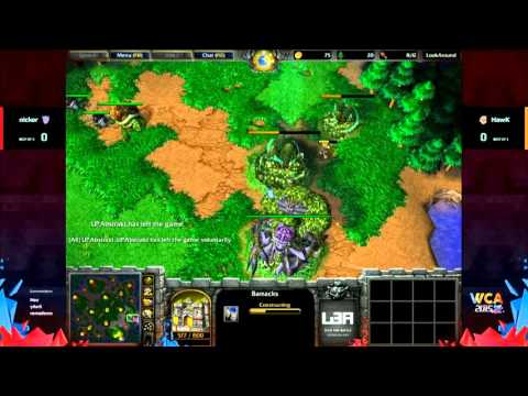 [WC3] WCA EU Open Qualifier - nicker vs. HawK (Semi Final)