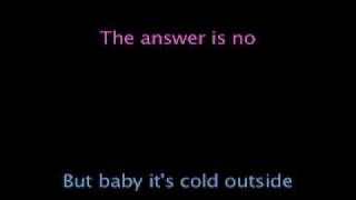 Baby it's Cold Outside lyrics