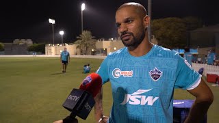 Delhi Capitals' squad and support staff took part in their first nets session