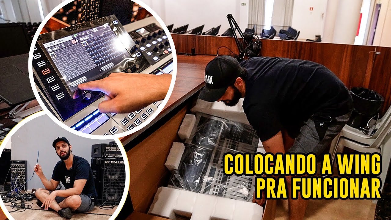 COLOCANDO A MESA NOVA PRA FUNCIONAR (WING)