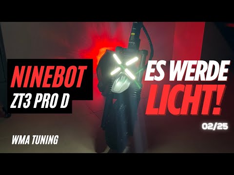 Ninebot ZT3 Pro D daytime running light X installation!