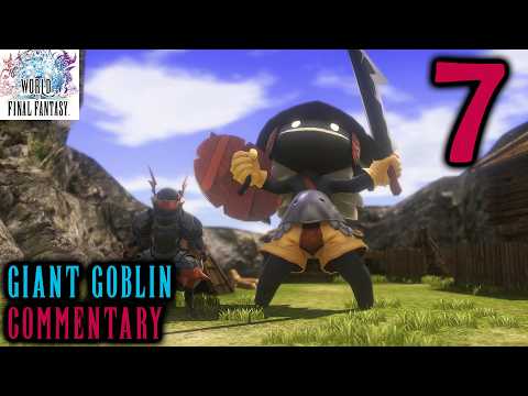 World Of Final Fantasy Walkthrough Part 7 - Giant Goblin Boss Battle