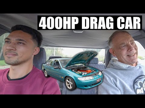 Scaring My Dad In My 400HP Ford Barra Swapped Falcon