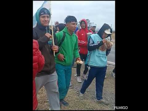 El milagro de salta !!! Peregrinos de Oran y Embarcación llegando a Gral Güemes !!!