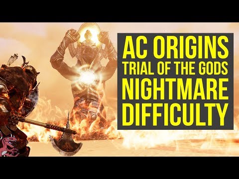 Assassin's Creed Origins Trial of the Gods FINALLY A CHALLENGE?! NIGHTMARE MODE (AC Origins) Video