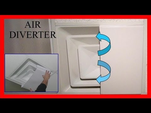 Plastic Ceiling Air Diverter