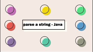 Parse a String | Java | 2 min Programming in Java