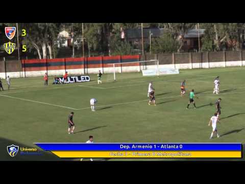 Dep. Armenio 1 - Atlanta 0 / Fecha 3 PING PONG de jugadas