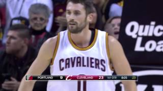 Kevin Love ON FIRE 34 Points in 1st Quarter | 11.23.16