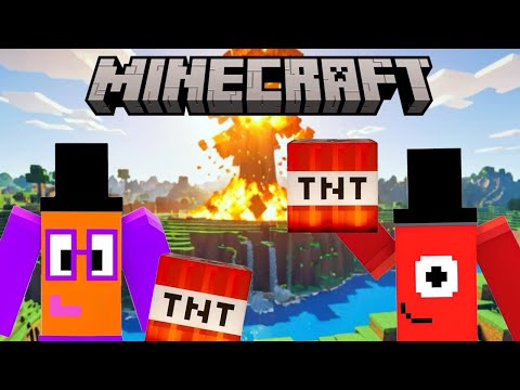 Numberblocks Minecraft -"TNT TOWER NA NA NA"