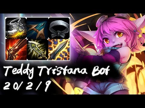 JAG Teddy Challenger Tristana Bot vs Jhin | Korea High Elo Replays