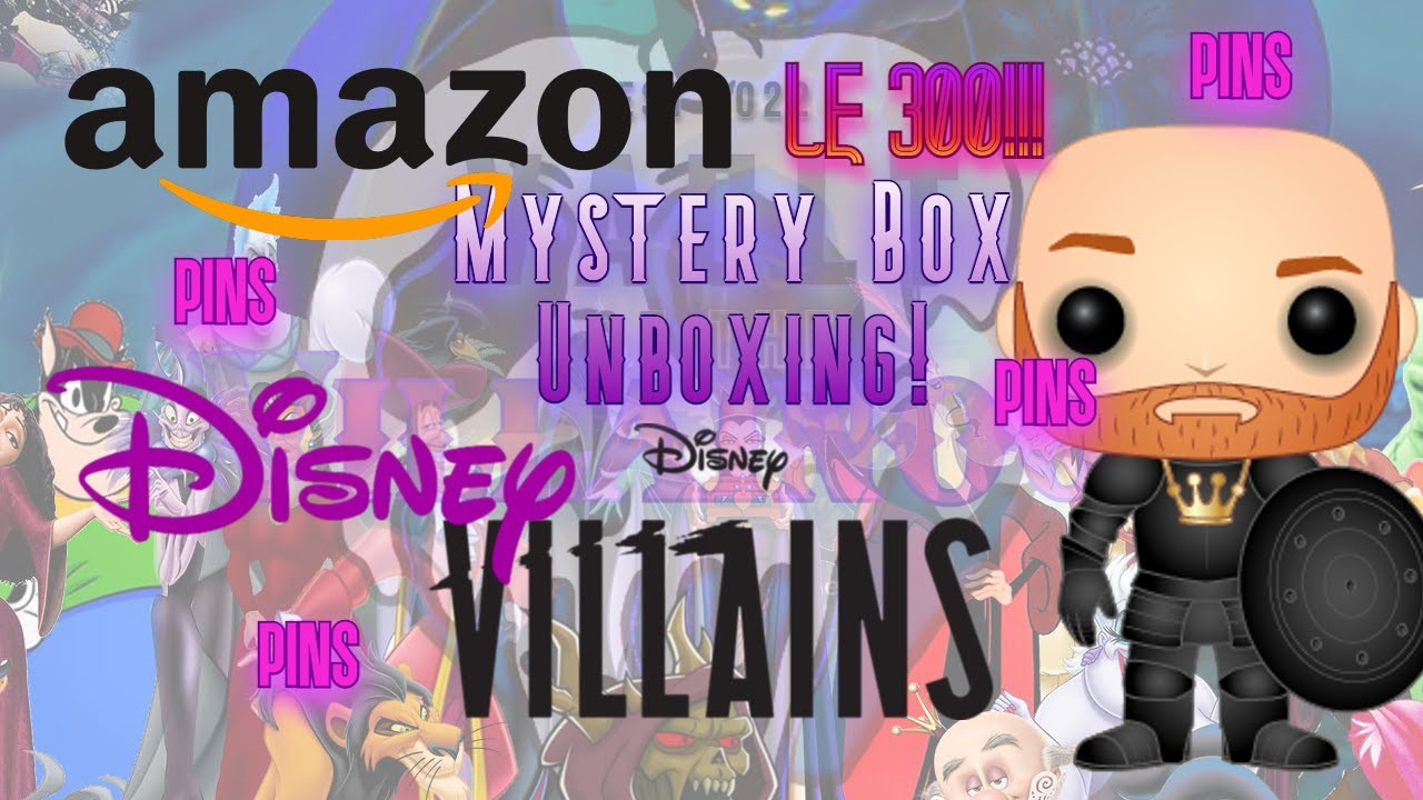 UNBOXING AMAZON EXCLUSIVE DISNEY VILLAINS LIMITED EDITION 300 MYSTERY PINS!!! ~ DID WE GET DUPED?!?!