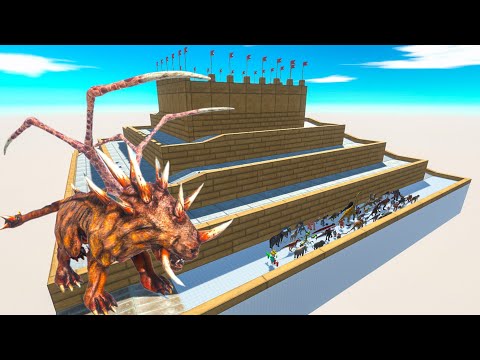 Escape From Alien Hellhound - Last Survivor - Swirl Course | Animal Revolt Battle Simulators