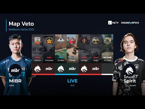 SEMI FINAL!! -MIBR vs Spirit - HIGHLIGHTS -BetBoom Dacha 2023 || CS2