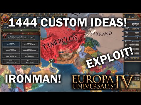 Most Broken Exploit In EU4 Patch 1.29 - How To Transpose Ideas Onto Existing Nations