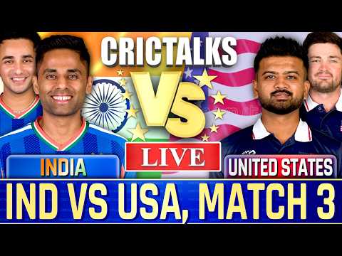 🔴 Live: India vs United States, World Cup, Live Cricket Match Commentary, Scores 2nd Innings