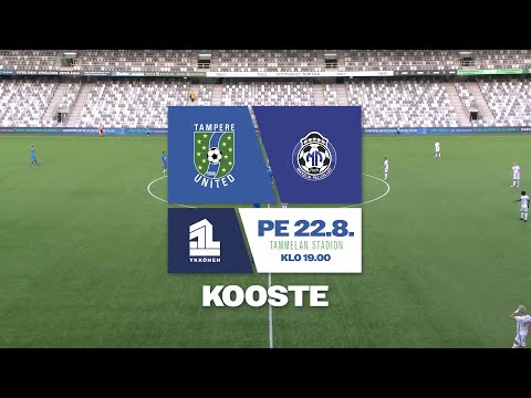 KOOSTE: Tampere United – MP / Ykkönen / 22.8.2025 / Tammelan Stadion
