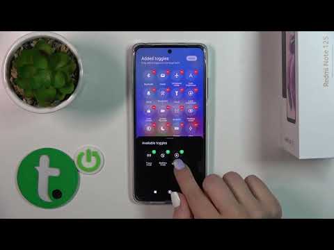 How to Change the Layout of the Control Panel Shortcuts on REDMI Note 12S