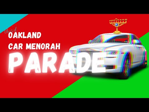 3rd Car Menorah Parade | Chabad of Oakland
