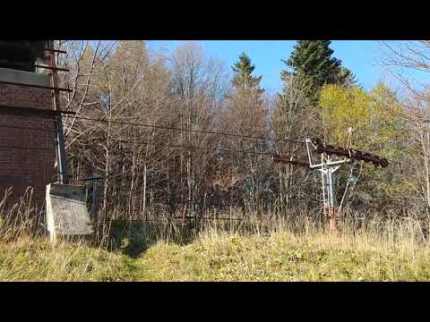 Vrátna - Grúň zrušená lanovka Transporta, horná stanica na Grúni.