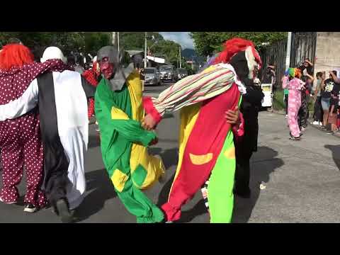 Entrada de Viejos Enmascarados 2025 San Rafael Chalatenango #elsalvador  #desfile