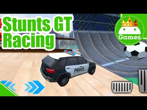 Ramp Car Stunts 3D - Police Prado Car Stunt Racing #cargame