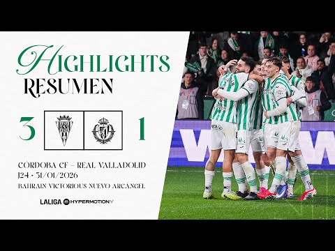 Resumen jornada 24 LaLiga Hypermotion Córdoba CF 3 - 1 Real Valladolid