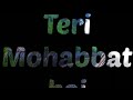 Saanson Ka Chalna Dil Ka Machalna Teri Mohabbat Hai Love Song Train Journey Status Ritika