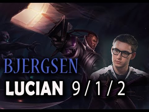 Bjergsen - Lucian vs Cassiopeia (Patch 7.16) League of legends Gameplay