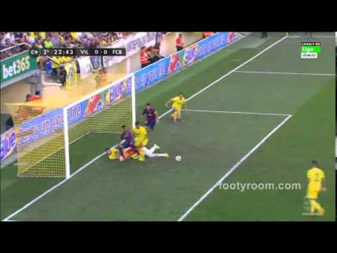 Villarreal 0 vs 1 Barcelona 2014Full Highlights in HD
