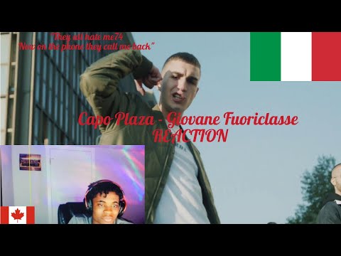 Capo Plaza - Giovane Fuoriclasse | ITALIAN RAP (REACTION!!!)