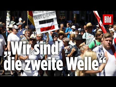 Ohne Masken und ohne Abstand durch Berlin: Mehr als 80 Demonstrationen gegen Corona Maßnahmen