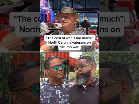 'The cost of war is too much': North Carolina veterans on the Iran war