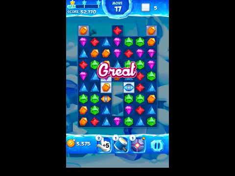 Jewel Pop Mania:Match 3 Puzzle Level 179 ( Ice Cream Town Episode ) - Walkthrough ( No Booster )