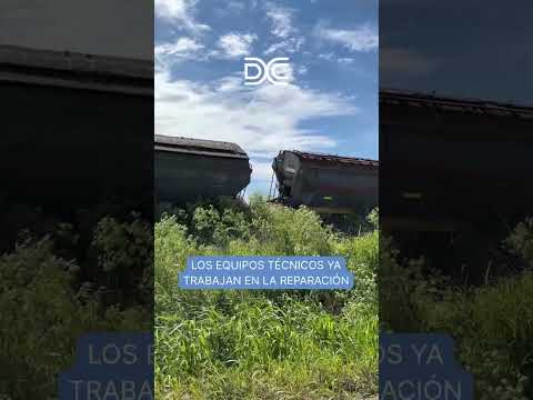 Descarrilamiento de un tren de cargas entre Santa Teresa y Pavón Arriba